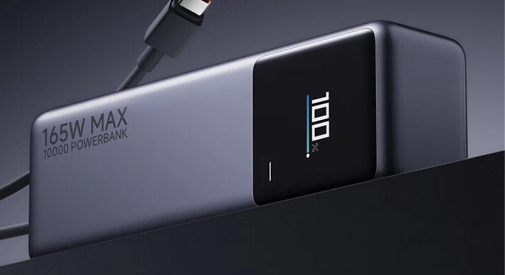 Xiaomi презентувала новий Power Bank 10000 mAh потужністю 165 Вт