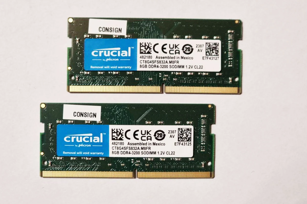 Оперативна пам'ять Crucial DDR4 16Gb 3200Mhz (2 x 8Гб)